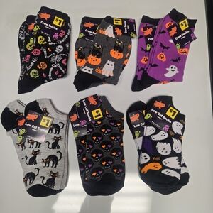 Ladies Halloween Crew & Low Cut Socks 12 Pairs